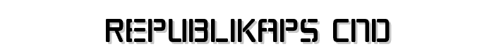 Republikaps Cnd font
